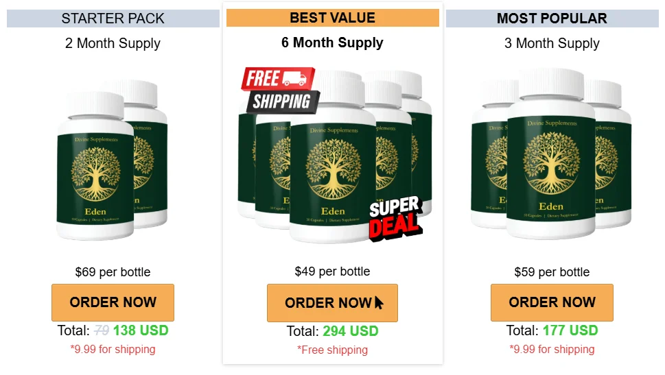 Eden Official Website USA